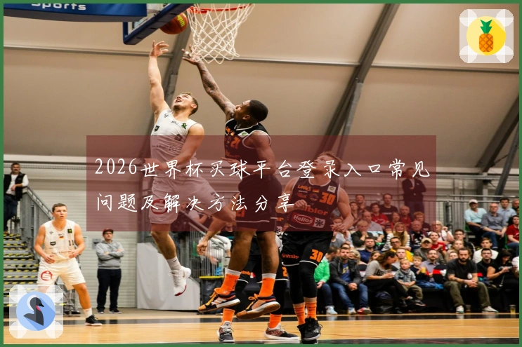 2026世界杯买球平台登录入口常见问题及解决方法分享