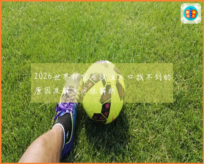 2026世界杯官方投注入口找不到的原因及解决方法解析